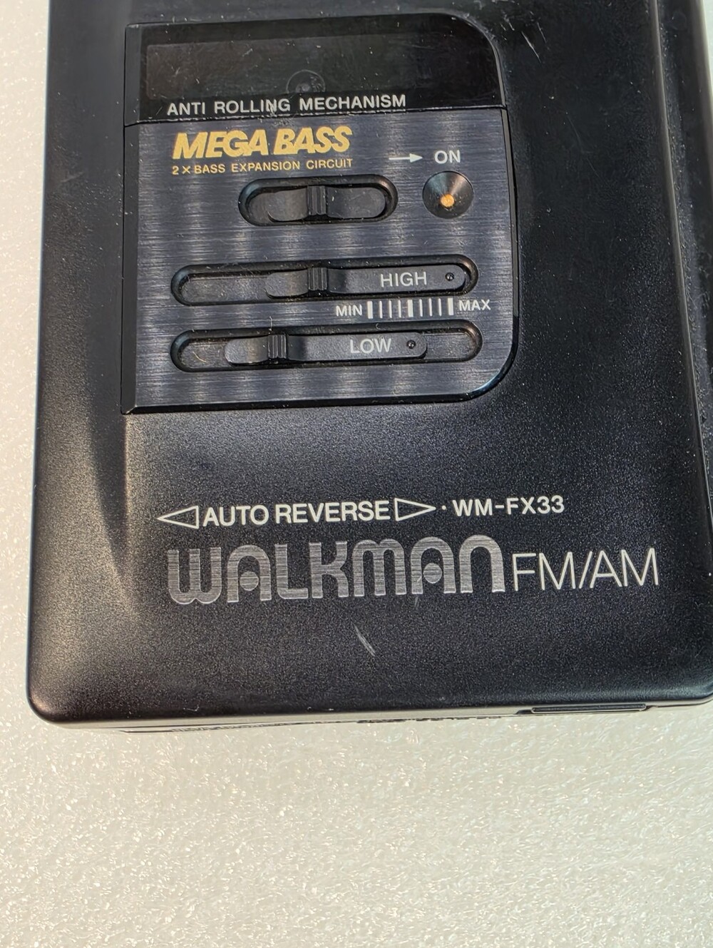 Sony Walkman AM/FM Radio Cassette Tape Player WM-FX33 (Untested PO)